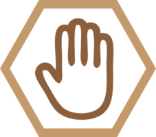 hand icon vector sign design png