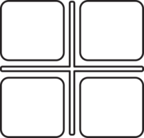 app-menyn ikon tecken symbol design png