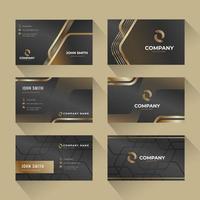 Luxury Business Card Tempates vector