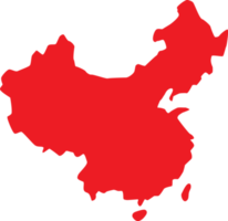 mapa da república popular da china png