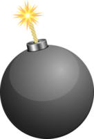 illustrazione del disegno di clipart della bomba png