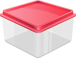 Food container clipart design illustration png