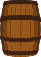 Wine barrel clipart design illustration png