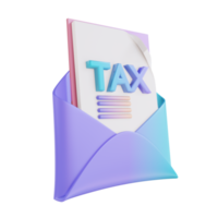 3D illustration colorful tax png