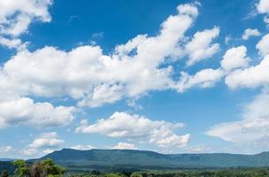 View point of the sandstone mountain range in the national park. photo