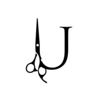 Initial U Scissors vector