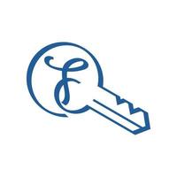 Initial F Ribbon Key vector