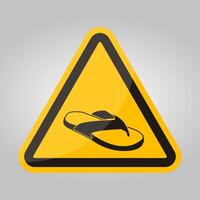 Do not No Open Toed Shoes vector