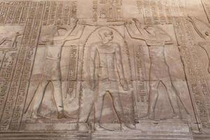 Scene from Kom Ombo Temple in Aswan, Egypt photo