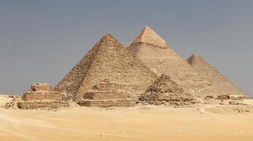 Giza Pyramid Complex in Cairo, Egypt photo