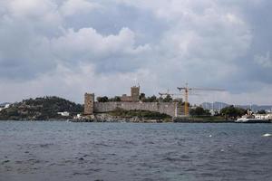 castillo de bodrum en turquía foto