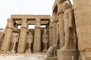 Columns in Luxor Temple, Luxor, Egypt photo