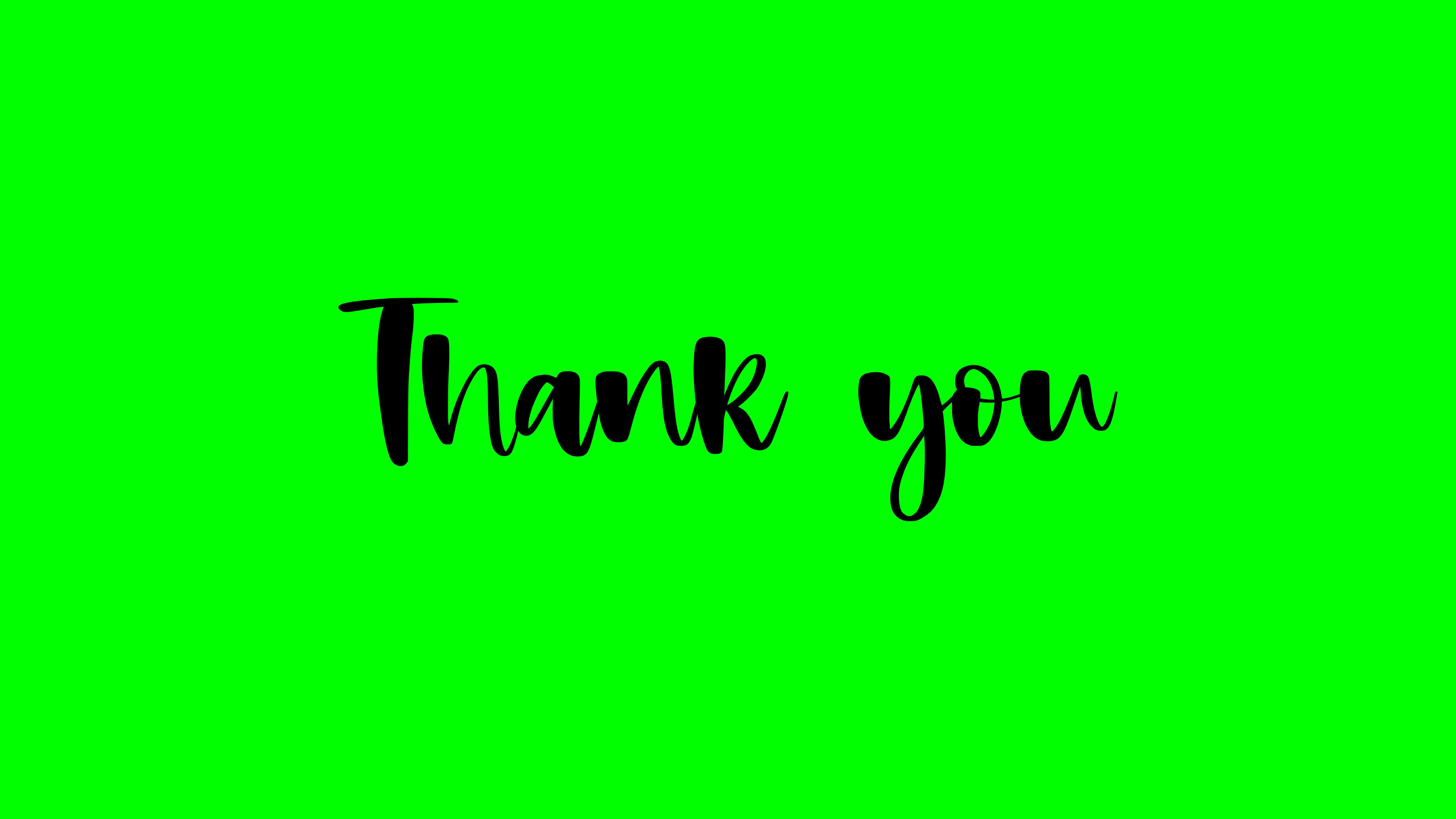 Thank you motion graphics animation. Thank you title 9396775 Stock