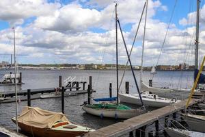 Some boats at the Marina in Kiel in Germany. photo