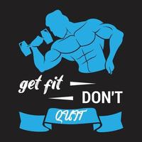 GYM TSHIRT DESIGN vector