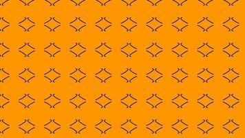 animation of irregular lines in orange background pattern video