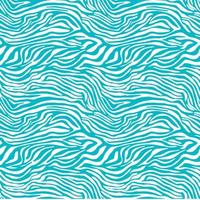 Vector animal print. Zebra ornament. Seamless pattern