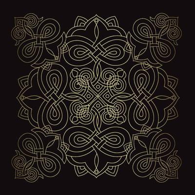 damask vintage baroque scroll ornament swirl. Victorian monogram heraldic shield swirl.Retro floral leaf pattern border foliage antique  acanthus calligraphy engraved tattoo. Tile decor element