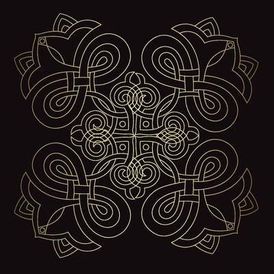 damask vintage baroque scroll ornament swirl. Victorian monogram heraldic shield swirl.Retro floral leaf pattern border foliage antique  acanthus calligraphy engraved tattoo. Tile decor element