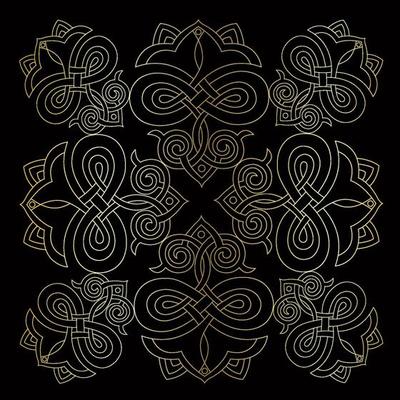 damask vintage baroque scroll ornament swirl. Victorian monogram heraldic shield swirl.Retro floral leaf pattern border foliage antique  acanthus calligraphy engraved tattoo. Tile decor element