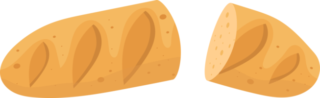 ilustración de diseño de imágenes prediseñadas de pan fresco png