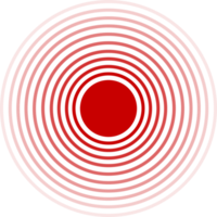 ilustração de design de clipart de círculos de dor png