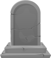 Grave stone clipart design illustration png