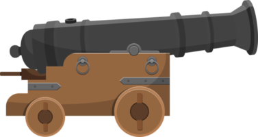 illustrazione di disegno di clipart del cannone antico png