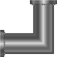 metallische Rohre Clipart-Design-Illustration png