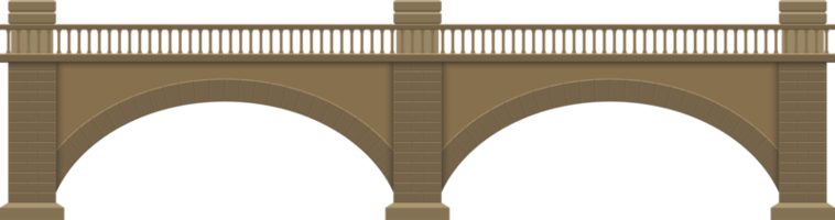 ilustração de design de clipart de ponte de pedra