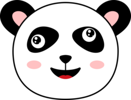 ilustração de design de clipart de urso panda png