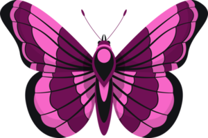 ilustração de design de clipart de borboleta png