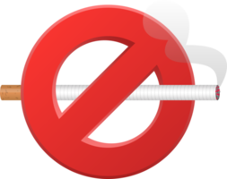 No smoking sign clipart design illustration