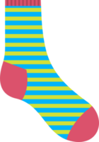 illustration de clipart de chaussettes différentes png