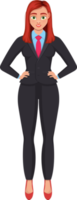 mujer de negocios clipart diseño ilustración png