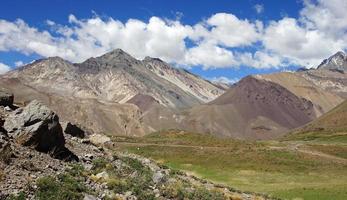 np aconcagua, cordillera de los andes, argentina foto