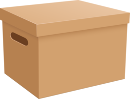 ilustración de diseño de imágenes prediseñadas de caja de almacenamiento png