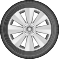 Car tyre clipart design illustration png