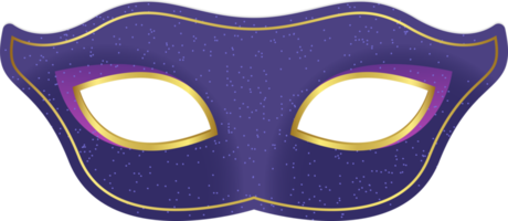 ilustração de design de clipart de máscara de carnaval png