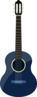illustration de conception clipart guitare classique élégante