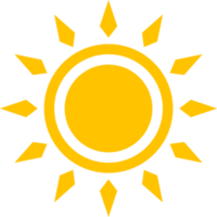 ilustração de design de clipart de conjunto de ícones de sol png