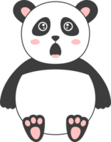 Pandabär-Clipart-Design-Illustration png