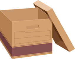 illustrazione di progettazione di clipart della scatola di immagazzinaggio png