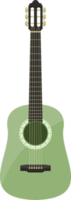 illustration de conception clipart guitare classique élégante