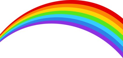 ilustración de diseño de imágenes prediseñadas de arco iris png
