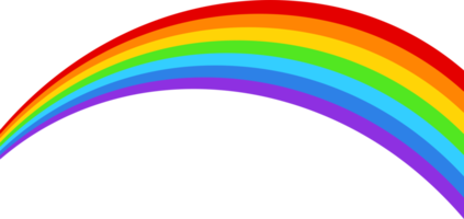 ilustración de diseño de imágenes prediseñadas de arco iris png