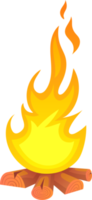 Nockenfeuer-Clipart-Designillustration png