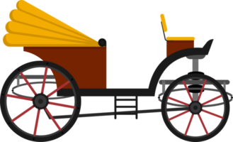 illustration de conception de clipart chariot rétro