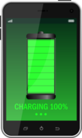 Digital device charging clipart design illustration png