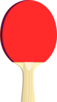 Table tennis racket and ball clipart design illustration png